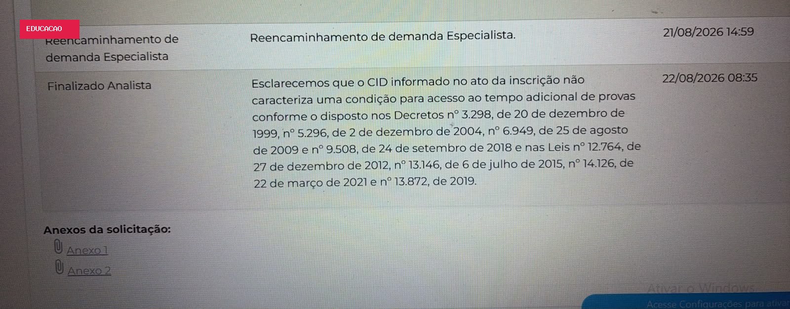 Inep contraria edital do Enem e nega tempo extra para parte dos alunos com transtornos mentais