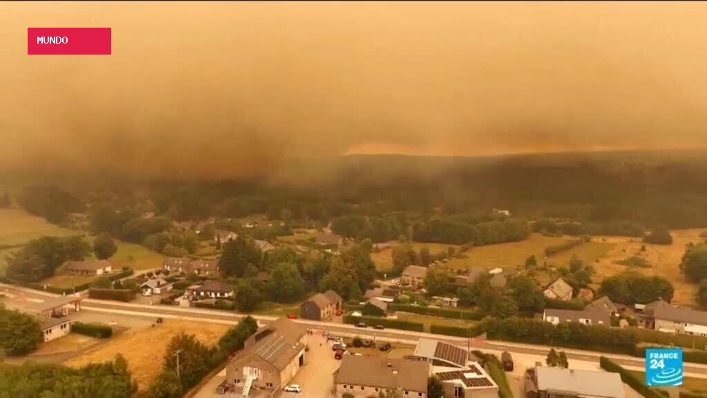 International help arrives as wildfires rage across Belgium
