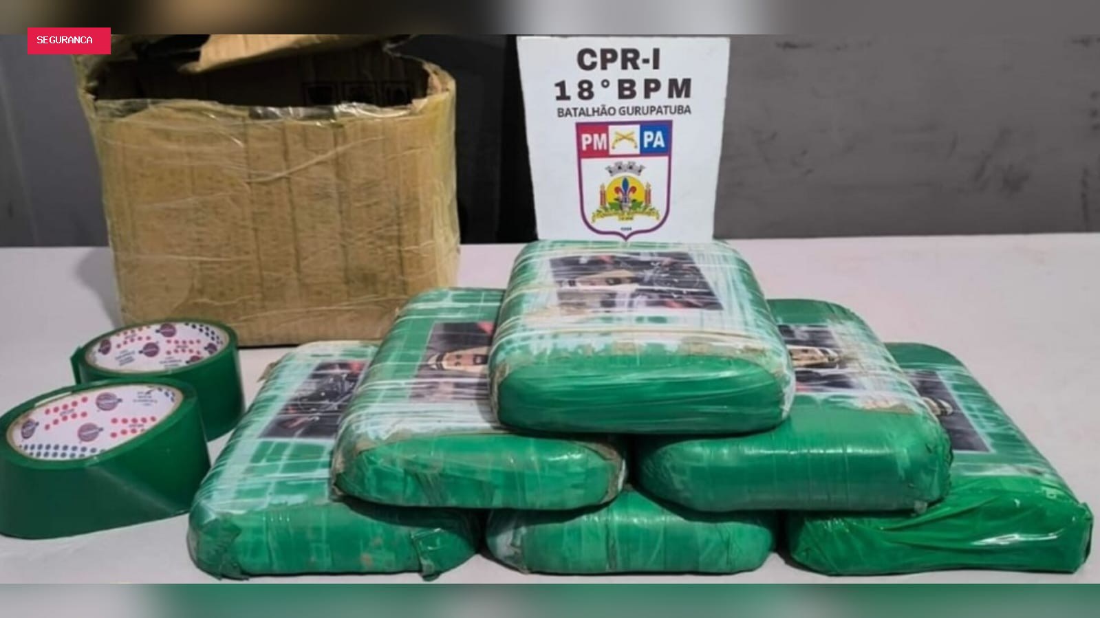 Jovem é preso com mais de 6 kg de drogas em barco no oeste do Pará