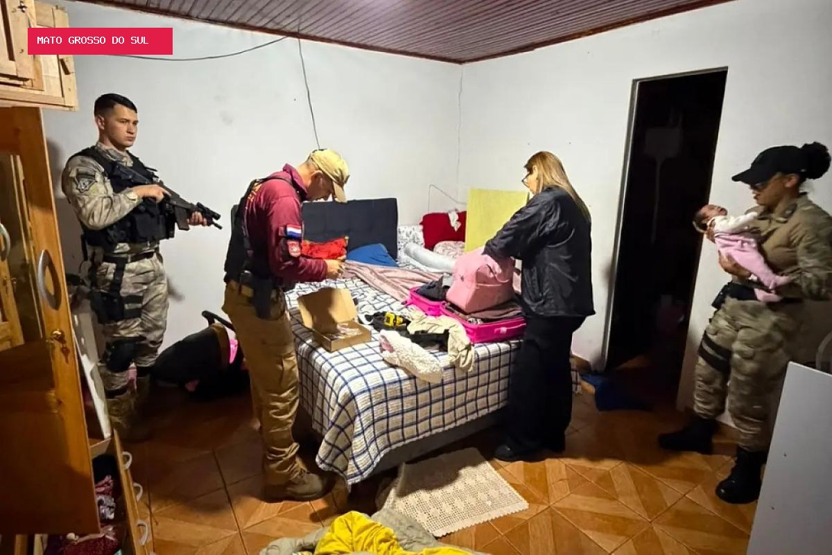 Bebê desaparecida em Campo Grande é encontrada com vida no Paraguai