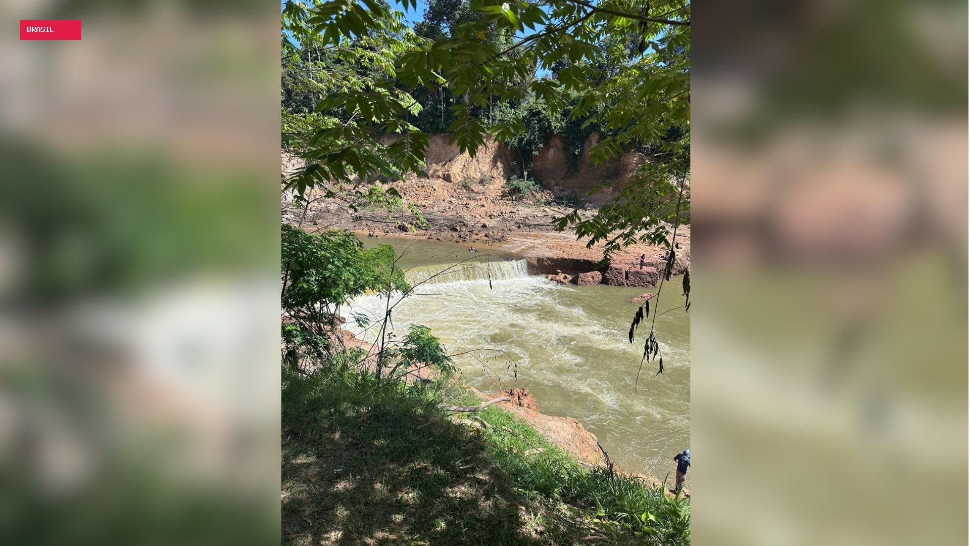 Confraternização em família termina com uma pessoa morta na 'Vala do Jacu', RO, após mergulho