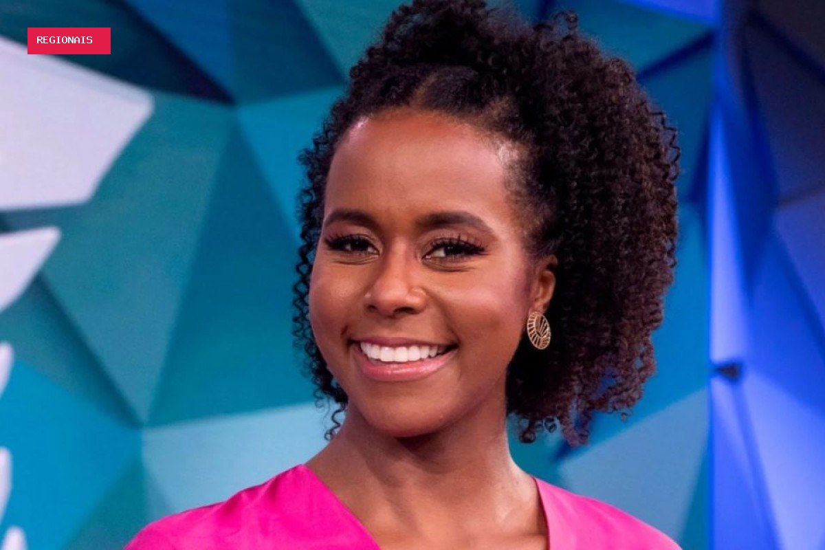 Maju Coutinho fala sobre gravidez ao vivo no Fantástico