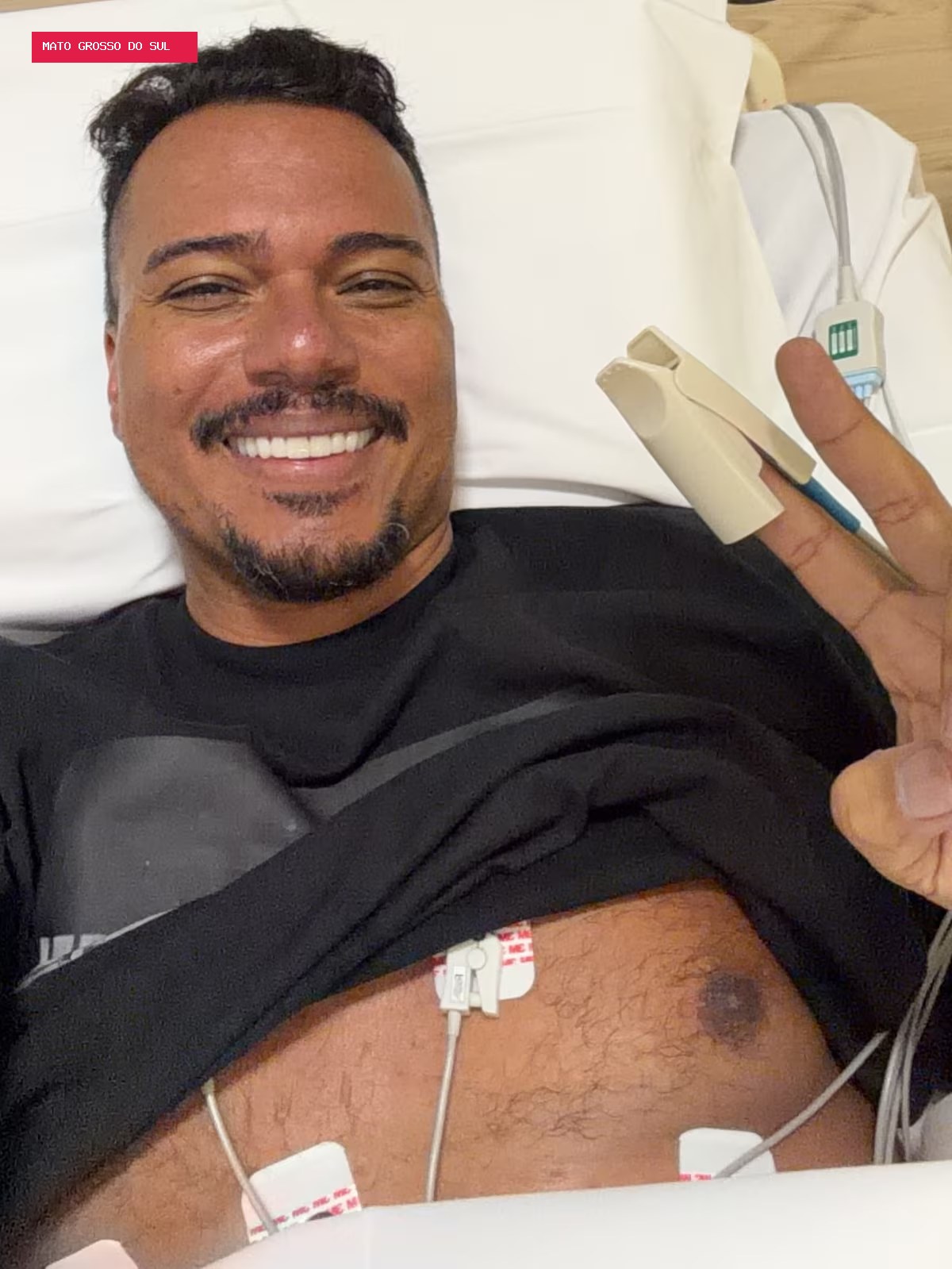 Bruno Cardoso é internado após queda de pressão em Natal