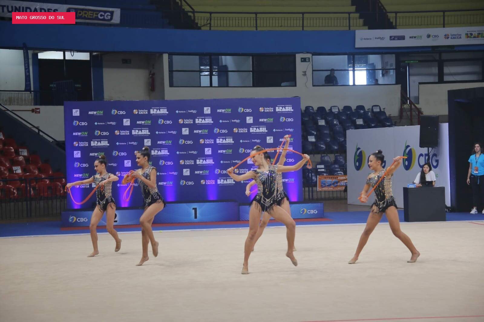 Campo Grande recebe Torneio Regional de Ginástica Rítmica com 210 atletas