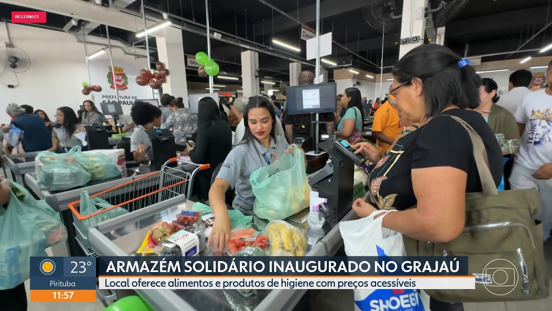 Armazém solidário oferece alimentos e produtos de higiene com preços acessíveis no Grajaú, Zona Sul de SP