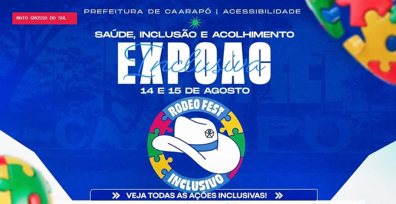 EXPOAC terá atendimentos de saúde e ações inclusivas em Caarapó