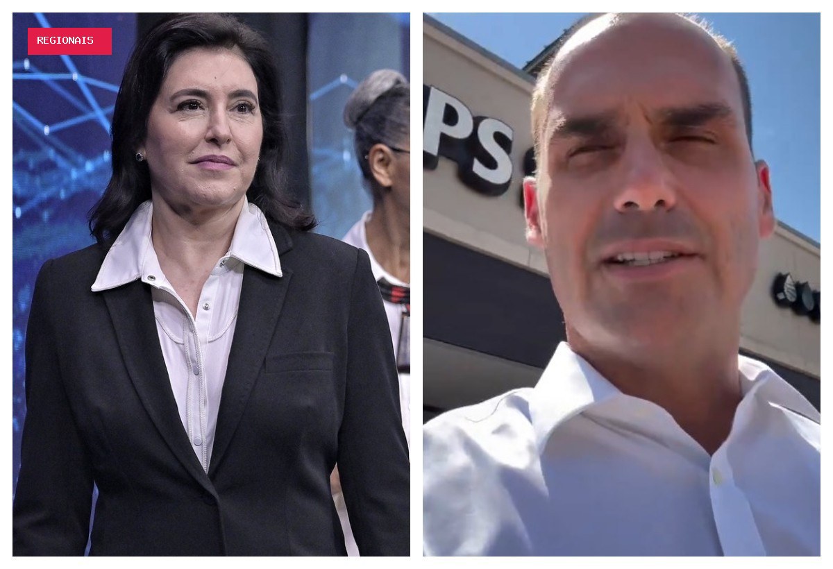 Tebet critica falas antivacina de Eduardo Bolsonaro durante surto de sarampo: 'é do DNA da família