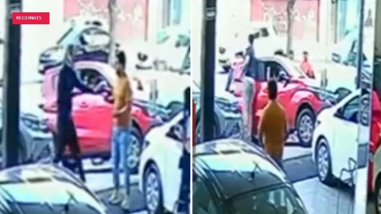 Dois suspeitos são baleados por policial de folga durante tentativa de assalto em BH; vídeo