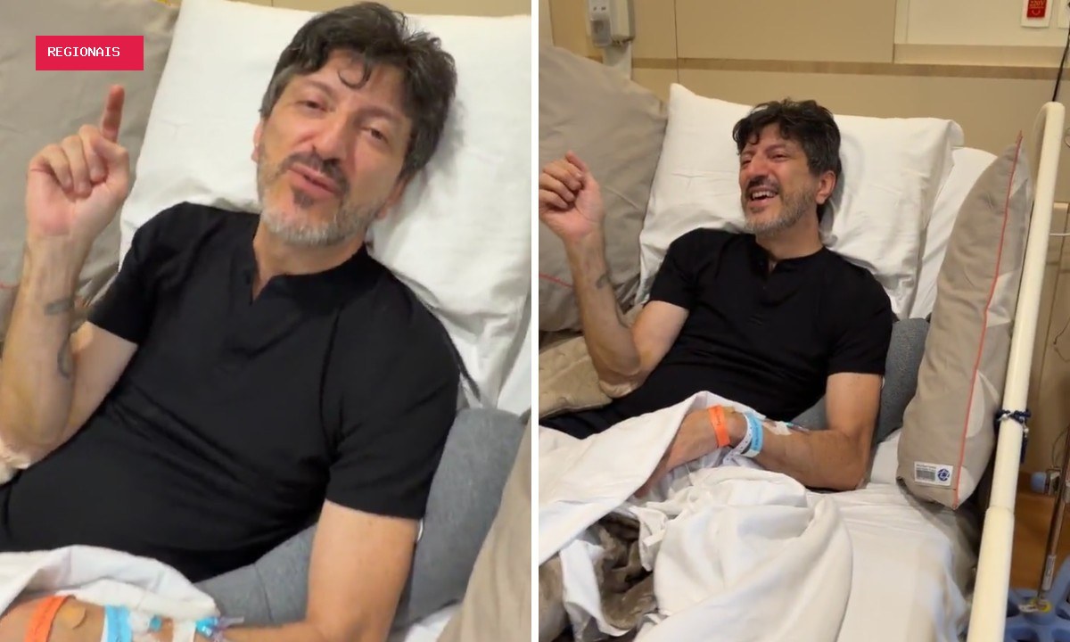 Lito Sousa comemora no hospital 4 milhões de inscritos em seu canal