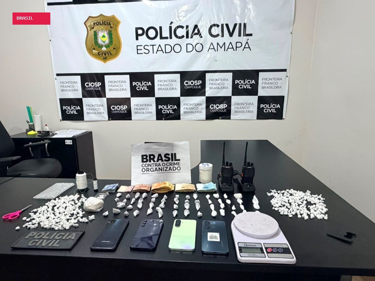 Cinco pessoas são presas em operação contra o tráfico em Oiapoque, no AP