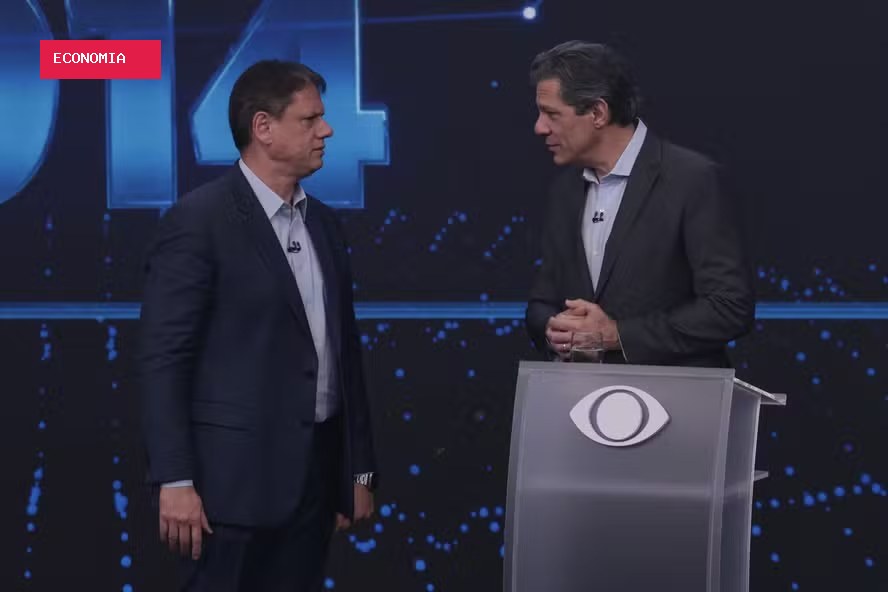 Tarcísio critica gestão do PT na economia; Haddad aconselha a não indicar Campos Neto