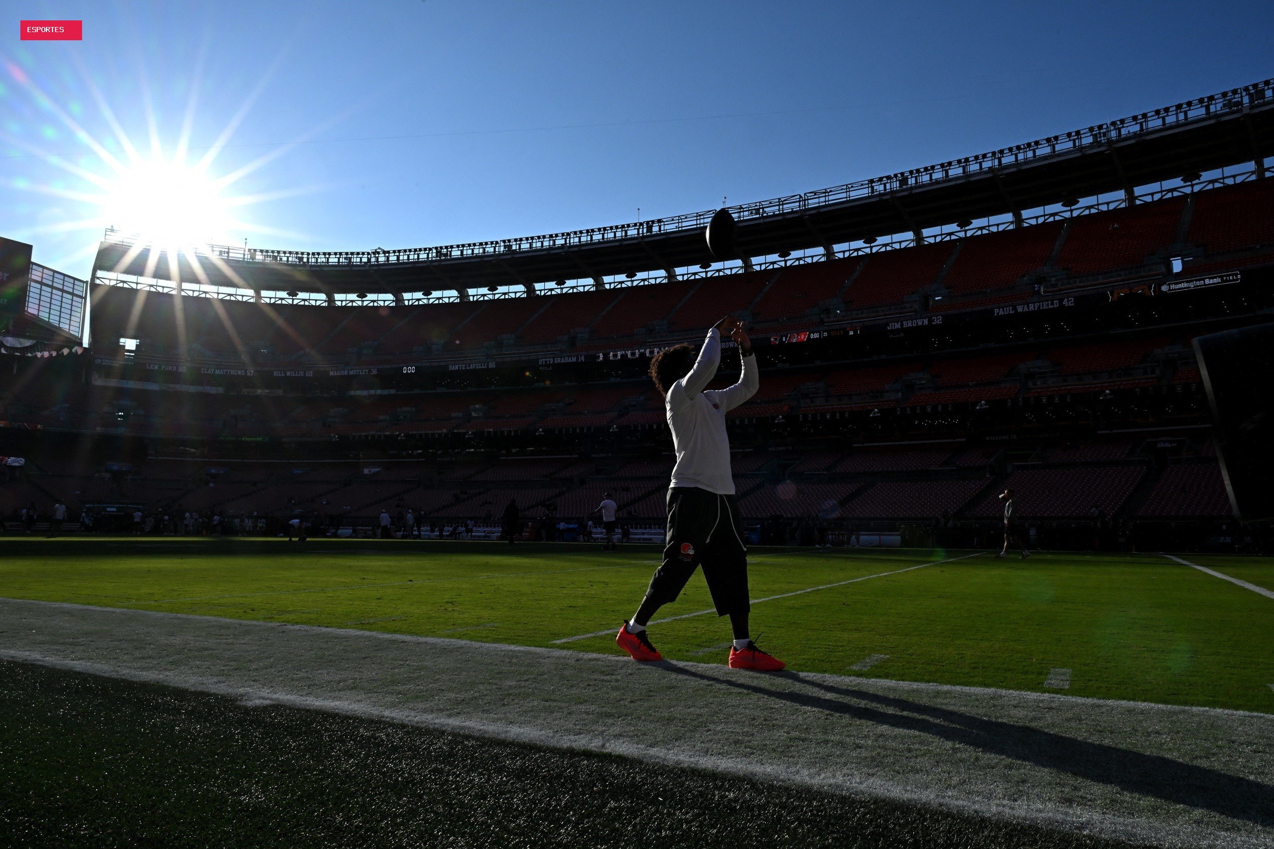 Assista ao vivo: New England Patriots 10 x 27 Cleveland Browns pela pré-temporada da NFL