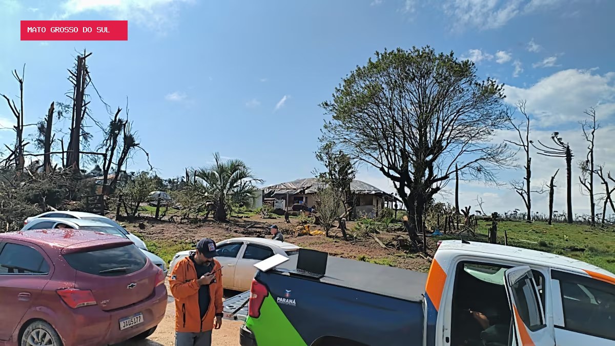 Tornado atinge Piraí do Sul, deixa 20 desalojados e causa estragos no Paraná