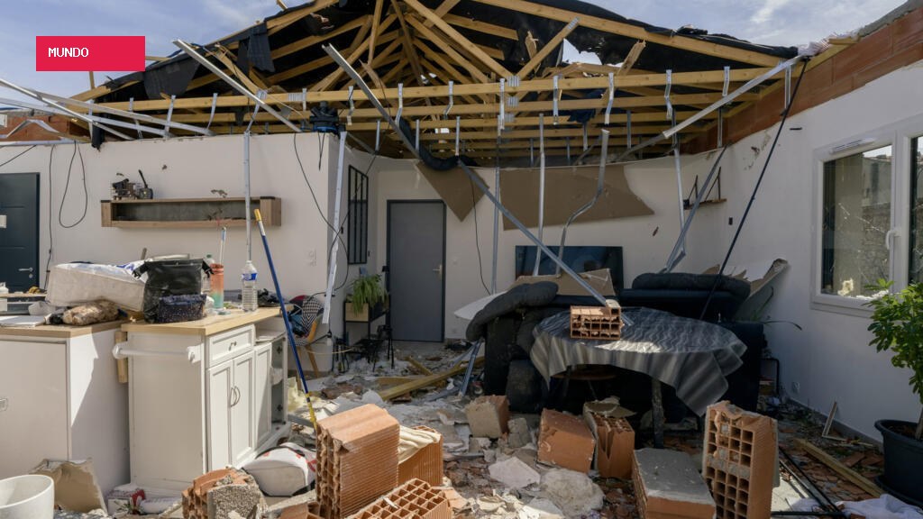 'Wartime situation': Rare tornado ravages French village