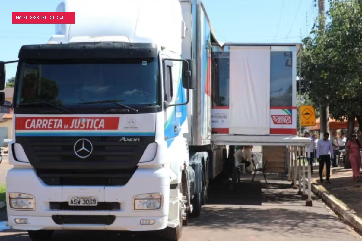 Carreta da Justiça leva atendimento jurídico gratuito a Juti e Laguna Carapã em agosto