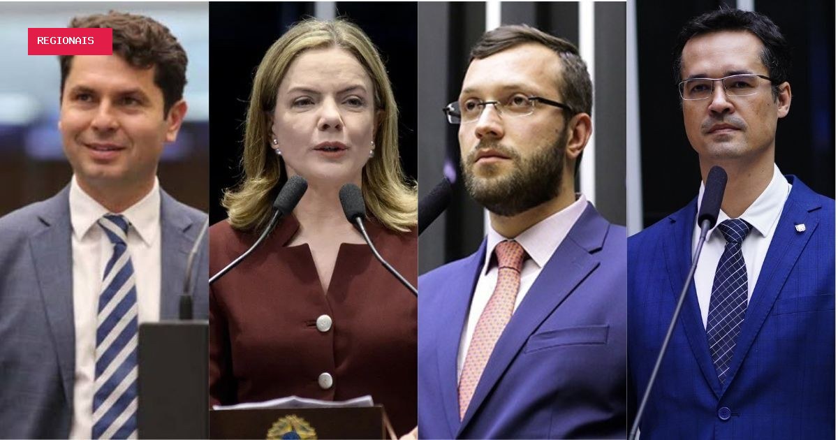 Quaest no Paraná para o Senado: Alexandre Curi, 15%; Gleisi, 11%; Filipe Barros e Deltan Dallagnol, 9%