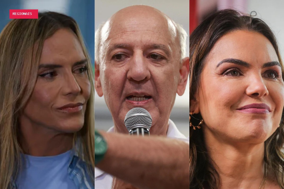 Celina, Arruda e Paula Belmonte se esbarram durante agendas em Planaltina
