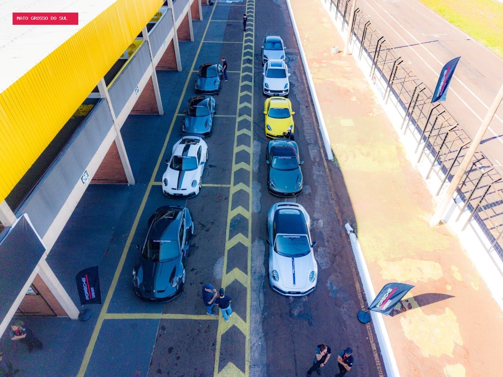 Porsche Track Experience estreia em Campo Grande com aulas de pilotagem e exposição de modelos