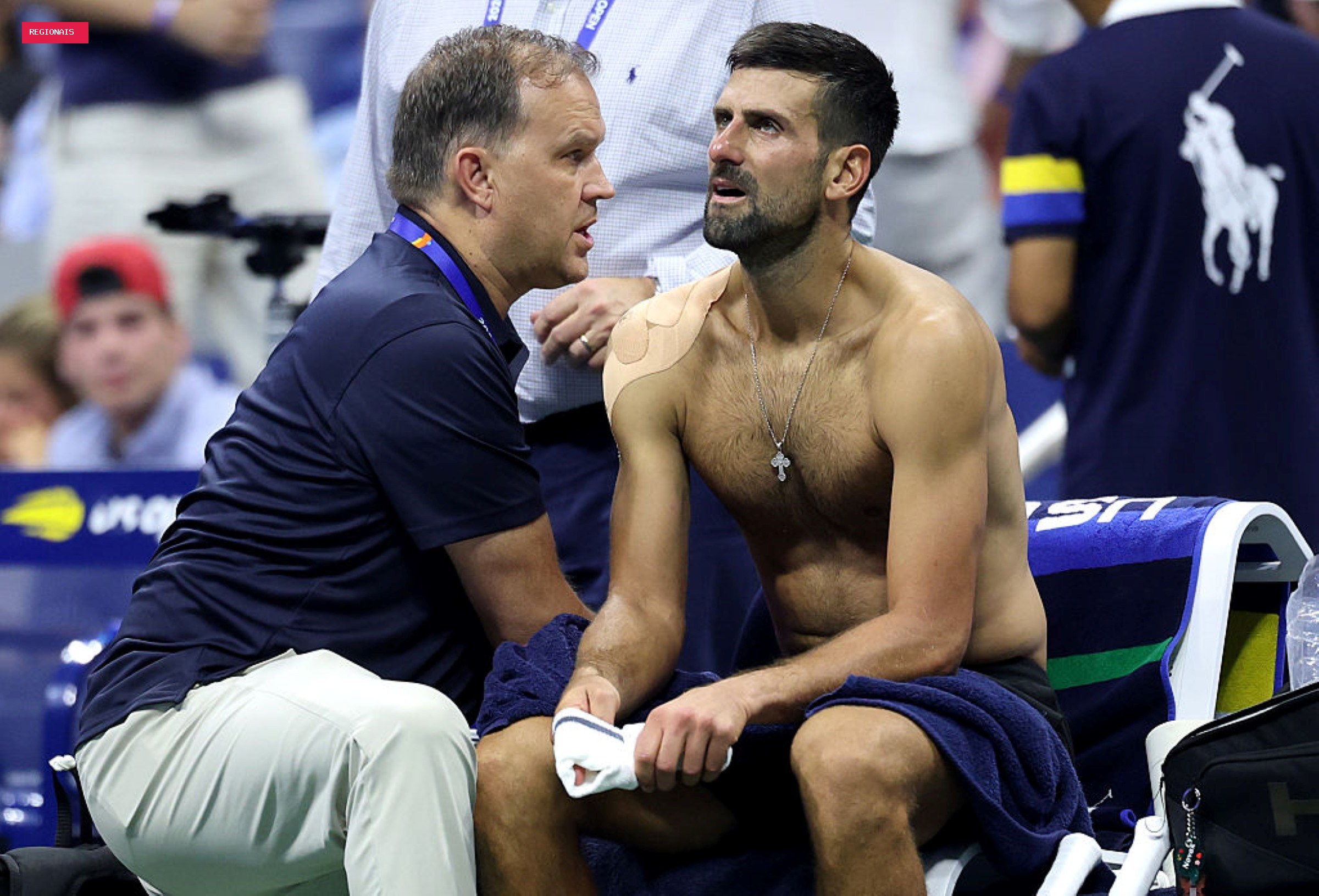 Djokovic passa mal, chora e é eliminado na primeira rodada do US Open