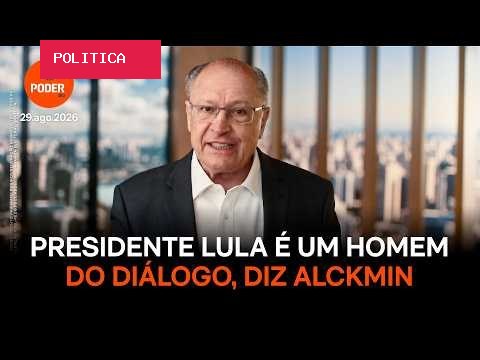 Lula é um homem do diálogo, diz Alckmin em propaganda eleitoral
