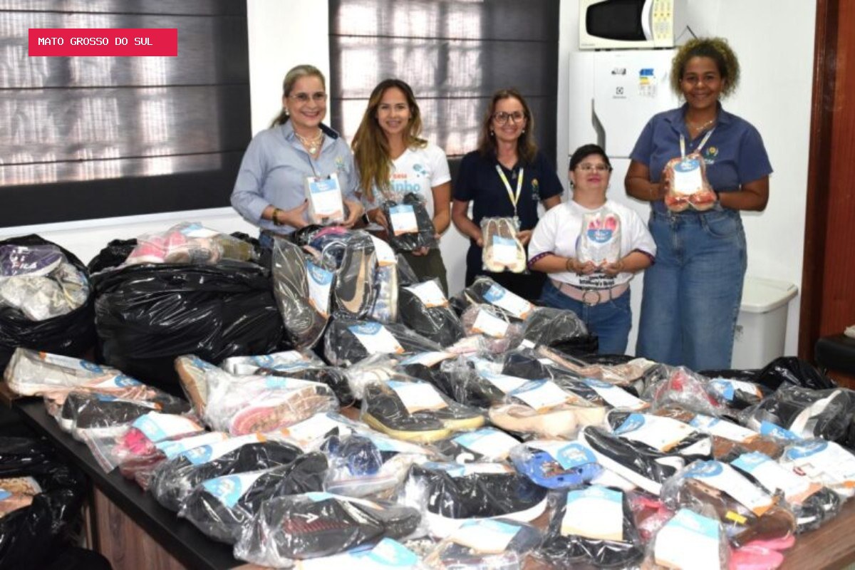 Campanha arrecada calçados para crianças e adultos com deficiência intelectual e múltipla em MS