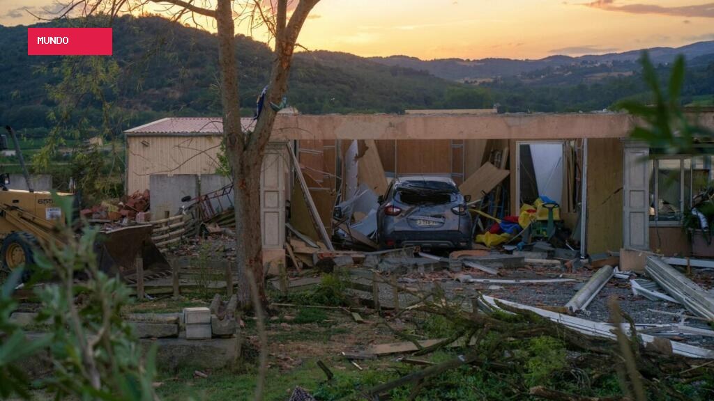 Around 40 injured after tornado tears through village in the south of France