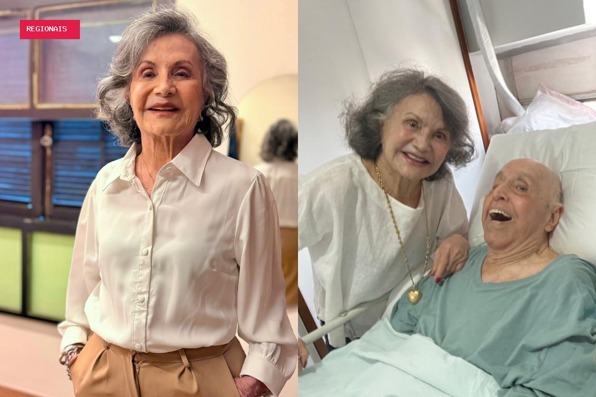 Após foto, Rosamaria Murtinho tranquiliza fãs sobre saúde de Mauro Mendonça