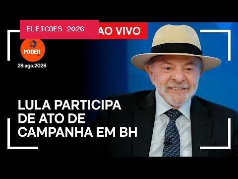 Lula participa de ato de campanha em BH