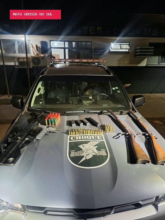 Militar do Exército e homem são presos com armas e munições em assentamento