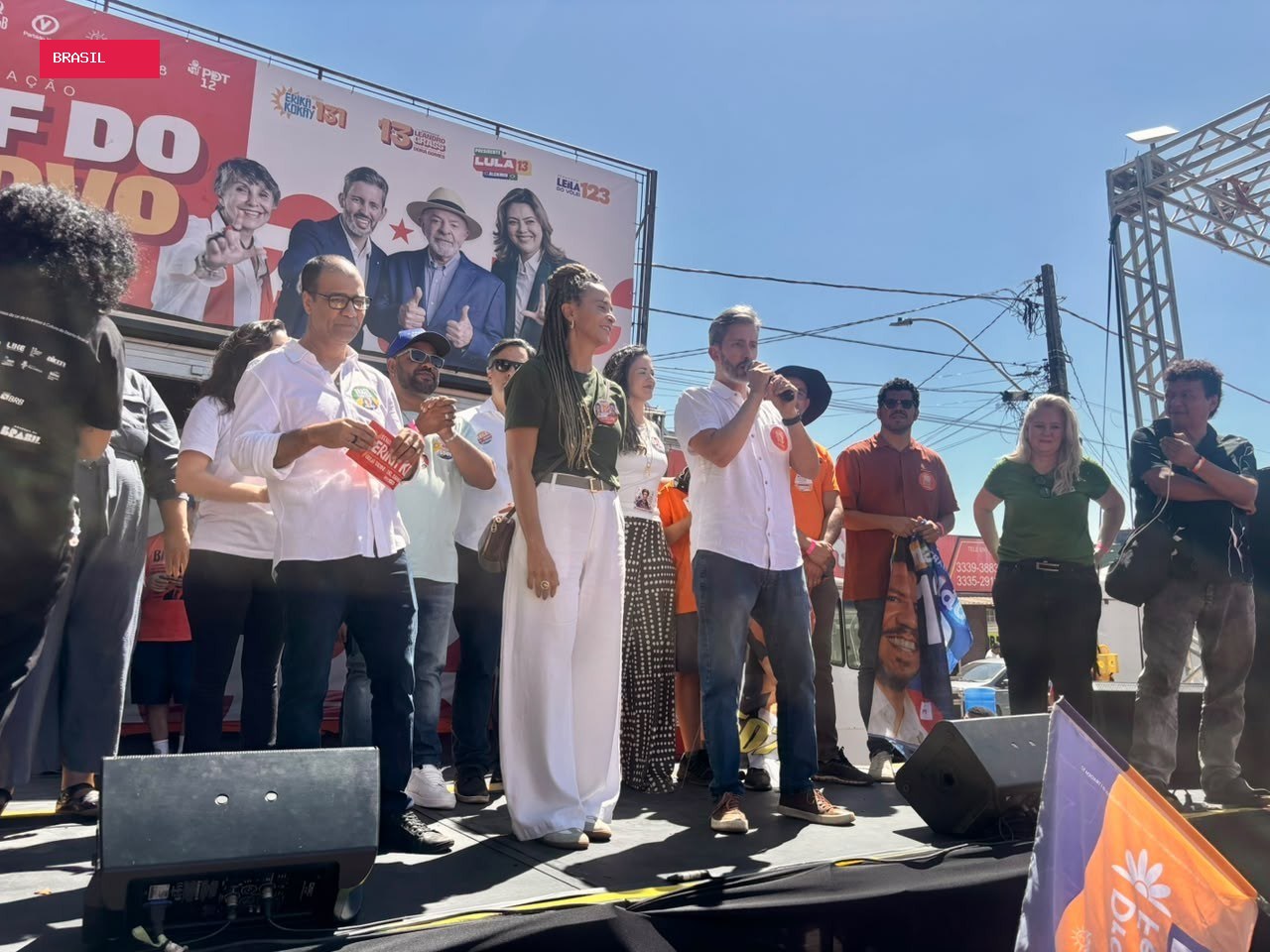 Leandro Grass abre campanha ao governo do DF com comício em São Sebastião