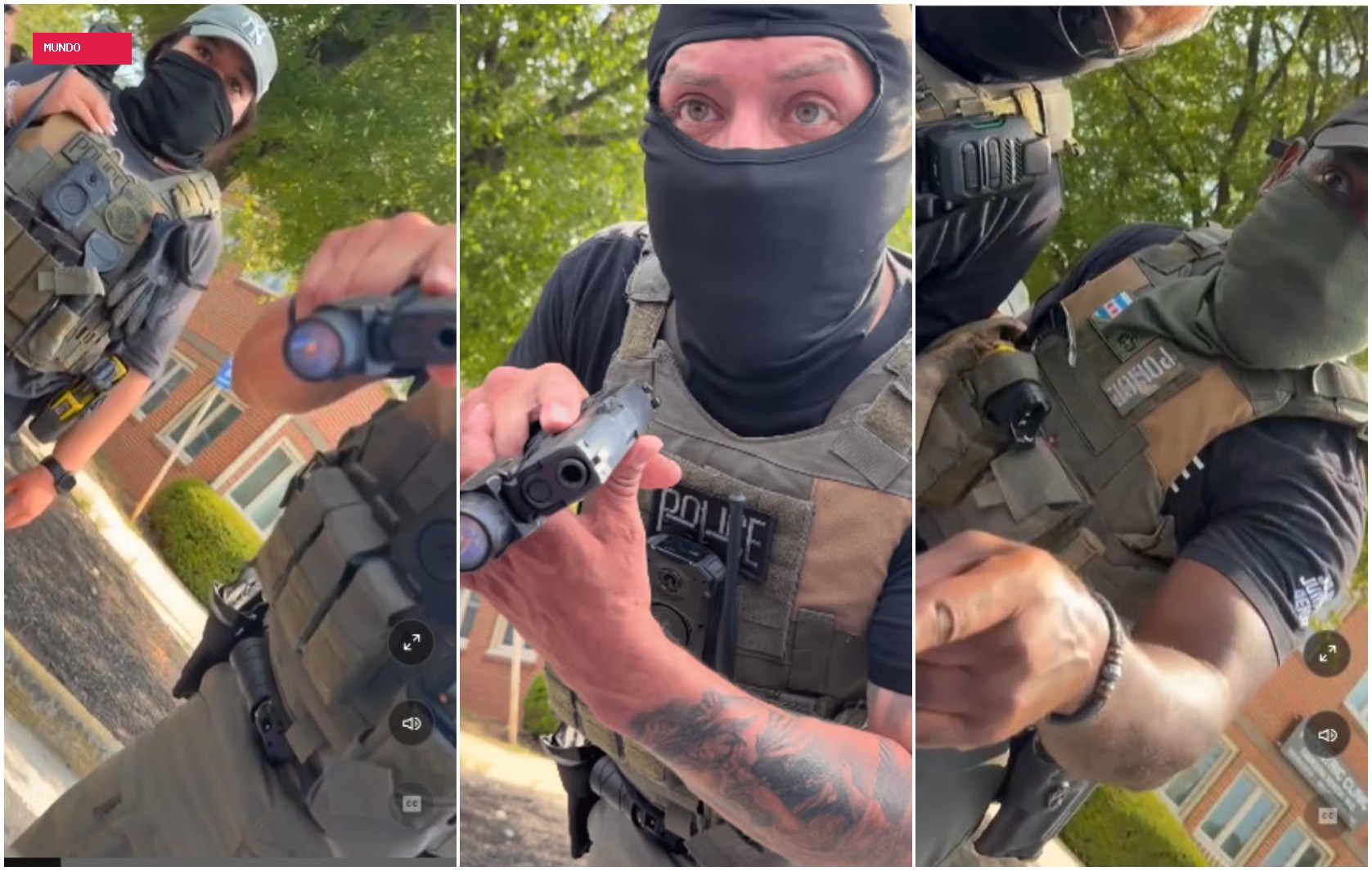 Agente do ICE aponta arma e xinga mulher nos EUA: 'Vou te prender'