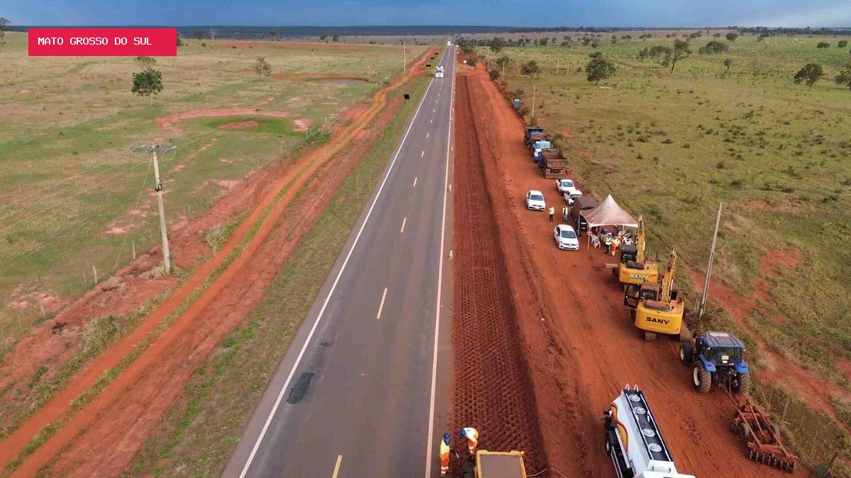 Rota da Celulose inicia obras em 870 km de rodovias de Mato Grosso do Sul