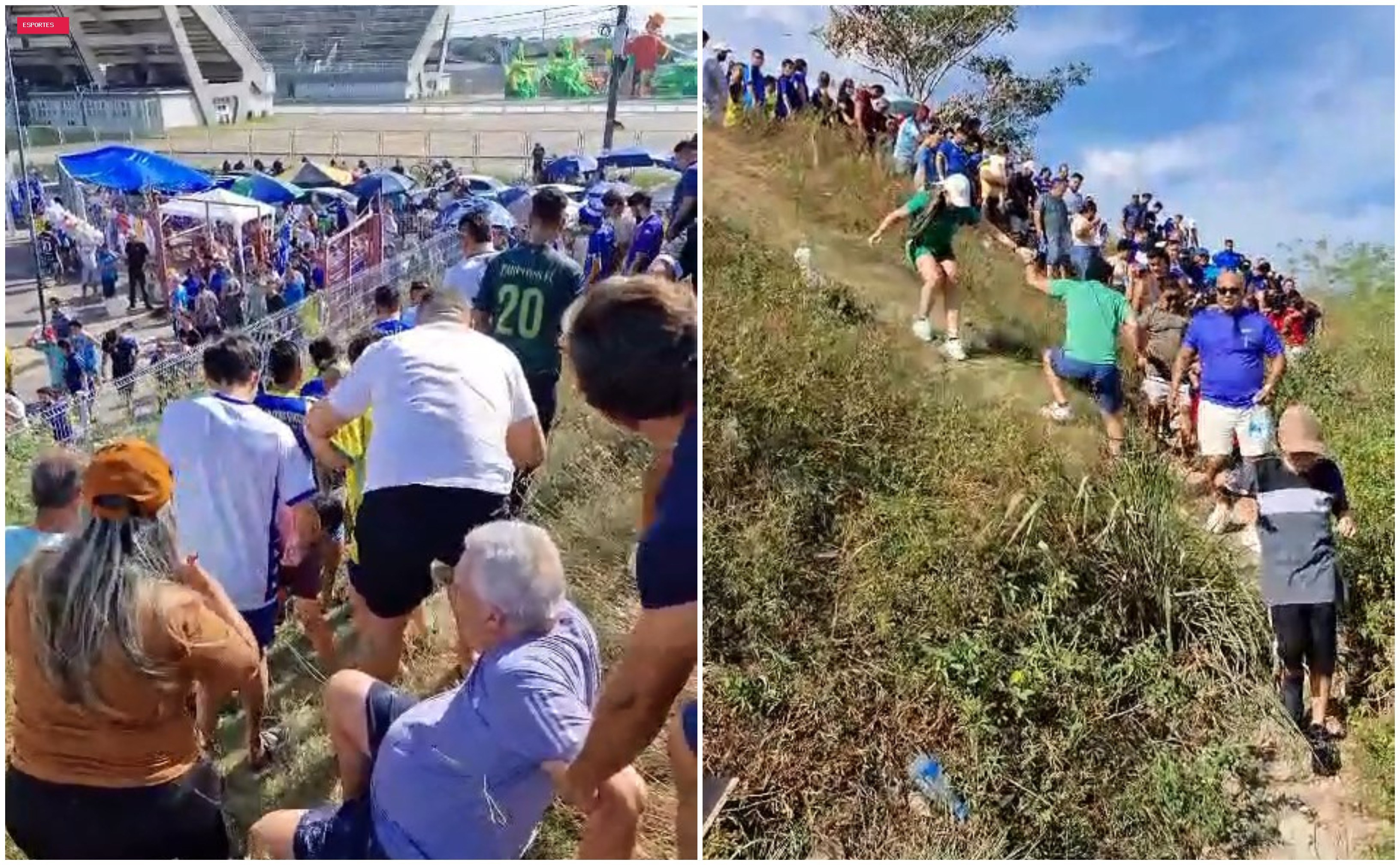 Nacional-AM utiliza apenas um portão e torcedor tem dificuldade para entrar na Arena da Amazônia
