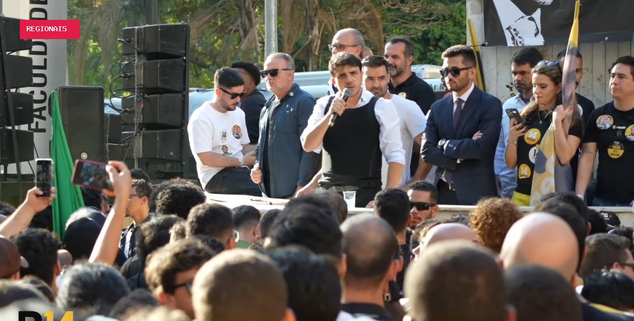 Renan Santos inicia campanha à Presidência em São Paulo e diz que vai enfrentar 'inimigos da nação'