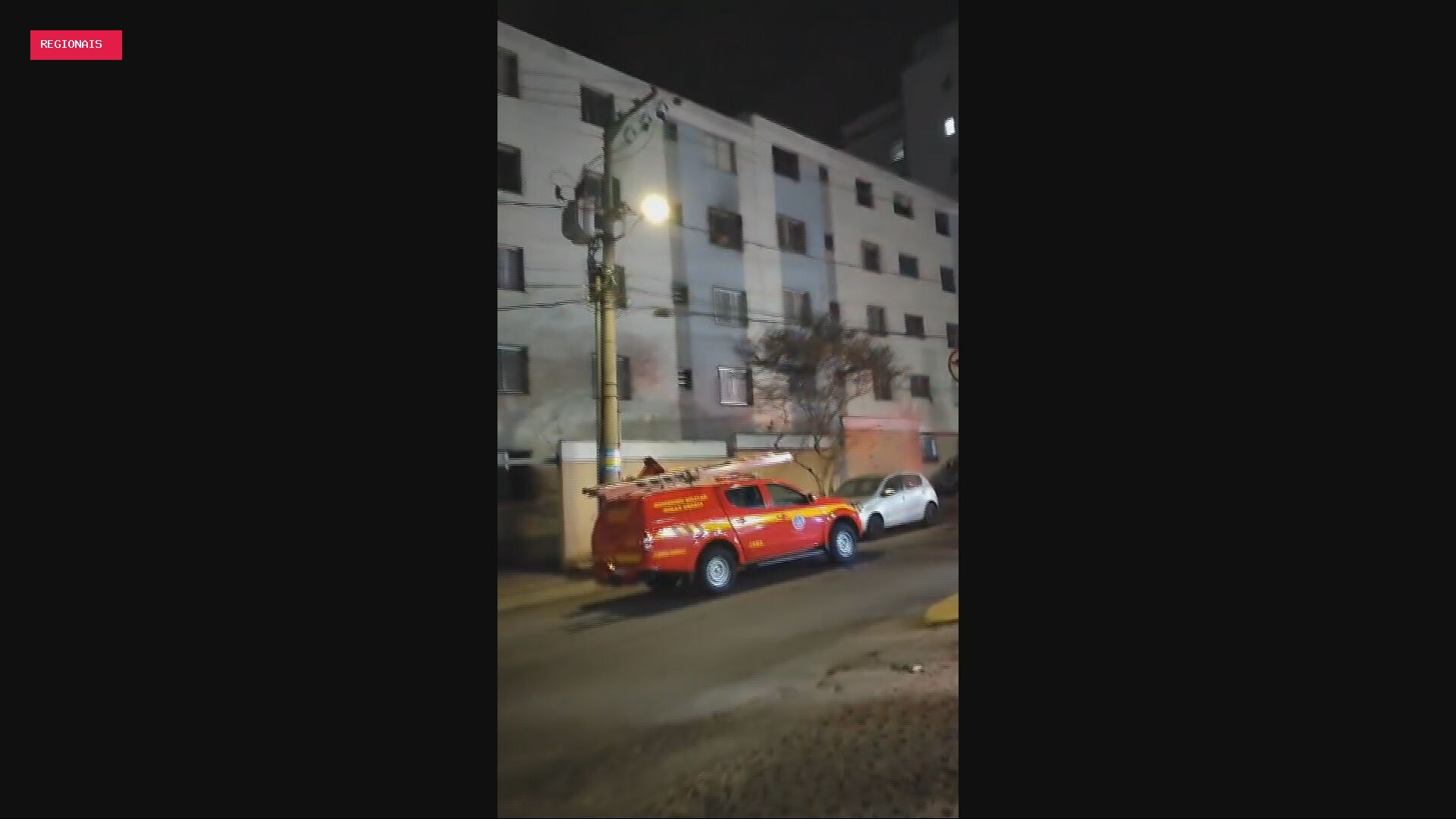 Incêndio provocado por cigarro atinge apartamento em BH; morador ficou ferido