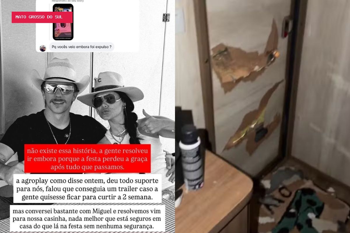 Kelly Fazendeira deixa festa de Barretos após trailer de R$ 20 mil ser depredado