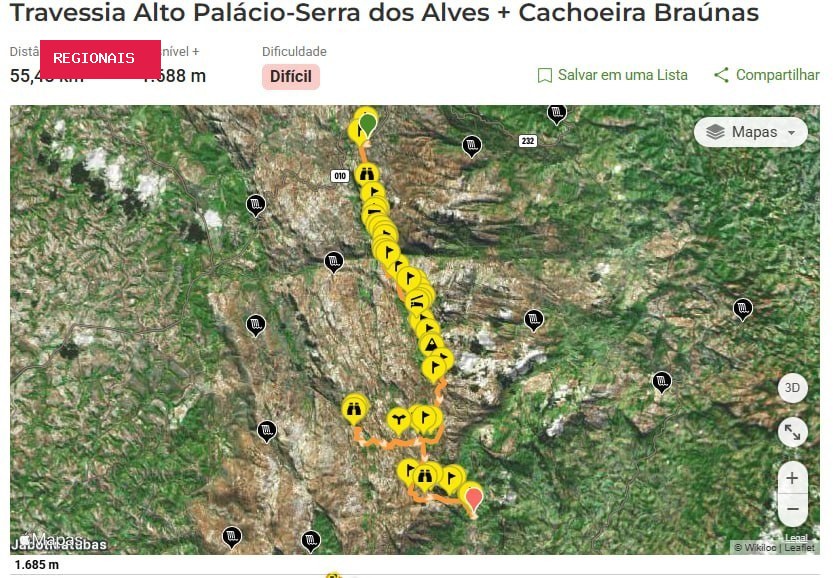 Turista colombiano desaparece em trilha na Serra do Cipó e é encontrado horas depois em área de camping
