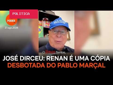 Renan é uma cópia desbotada do Pablo Marçal, diz José Dirceu