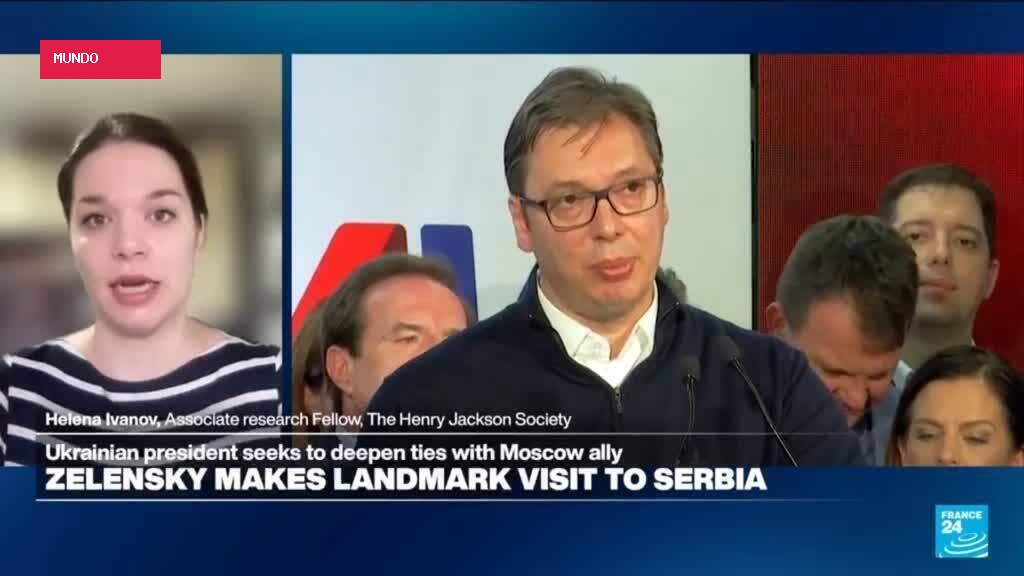 Serbia’s Vucic attempts diplomatic ‘balancing act’ with Zelensky’s visit