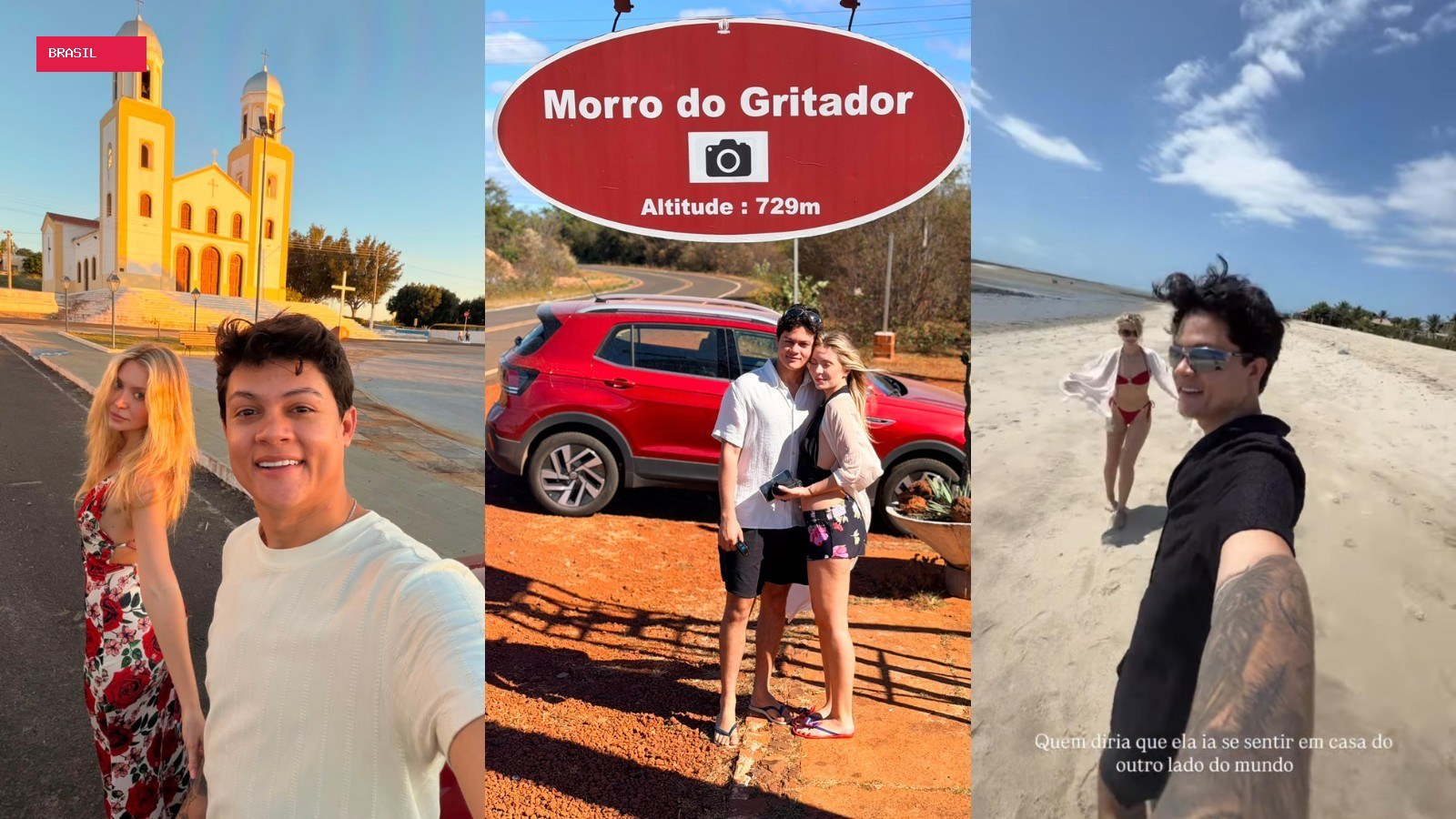 Influenciador apresenta o Piauí à namorada russa e compartilha experiência: 'Quis mostrar o contraste'