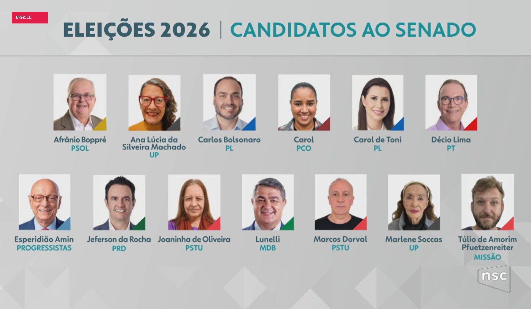De zero a R$ 613 milhões: o patrimônio declarado ao TSE pelos candidatos ao Senado por SC