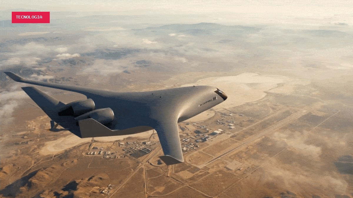 Projeto de 'avião-arraia' promete tornar voos mais baratos