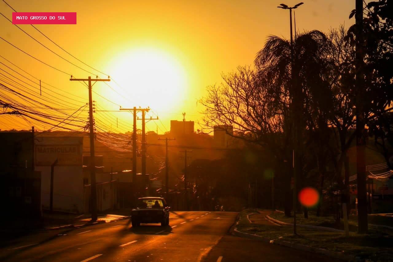 Terça-feira em MS será de calor intenso e alerta para umidade de até 10%
