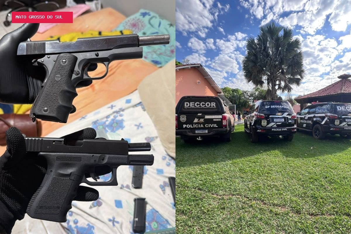 Polícia prende trio suspeito de fraudar clínicas de dependentes químicos e manter pessoa em cárcere em MS