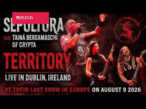 Tainá Bergamaschi (Crypta) toca "Territory" com o Sepultura em Dublin