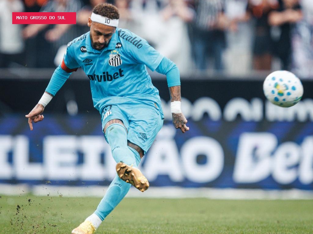 Neymar decide, Santos vence Corinthians e se afasta da zona de rebaixamento