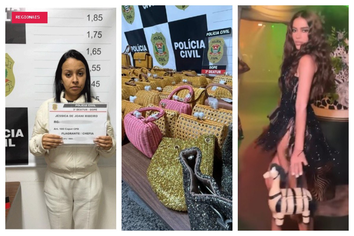 Mulher é presa com 113 bolsas de luxo furtadas avaliadas em R$ 260 mil; marca brasileira é usada por