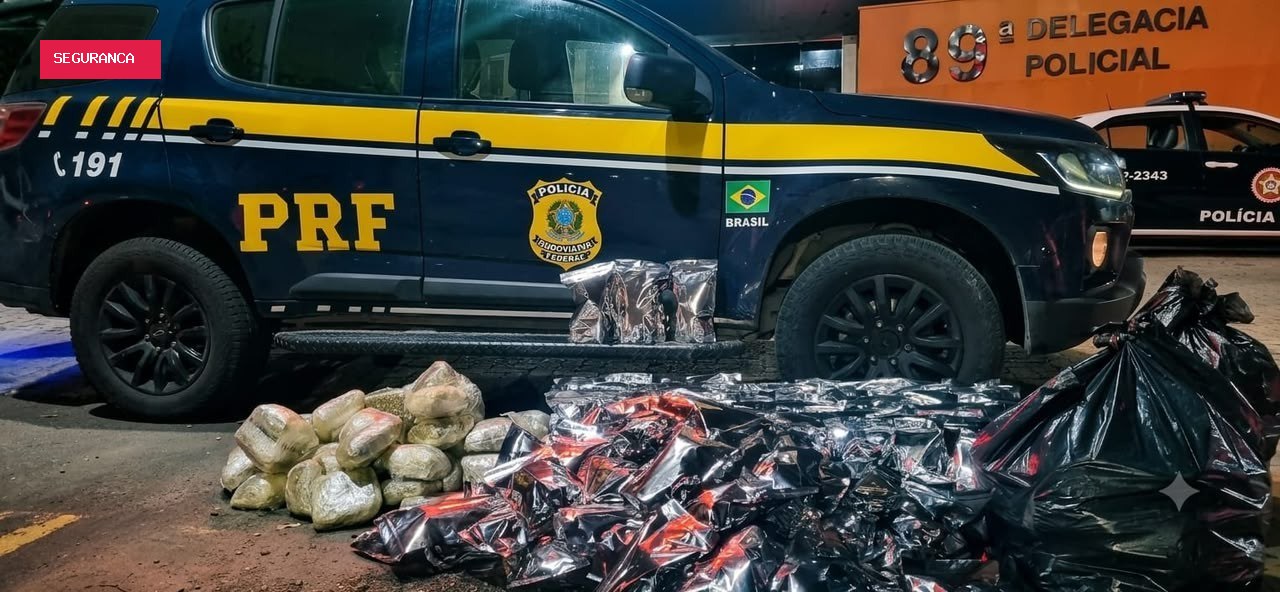 Homem é preso transportando 83 kg de skunk na Via Dutra, em Resende