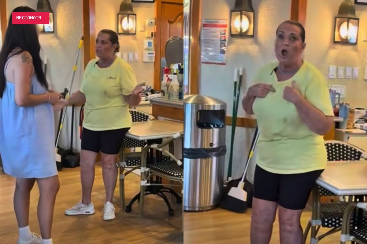 Dona de pizzaria repreende família por levar bolo e confusão viraliza