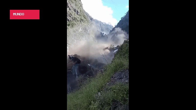 Avalanche no Nepal rompe barragem hidrelétrica em construção
